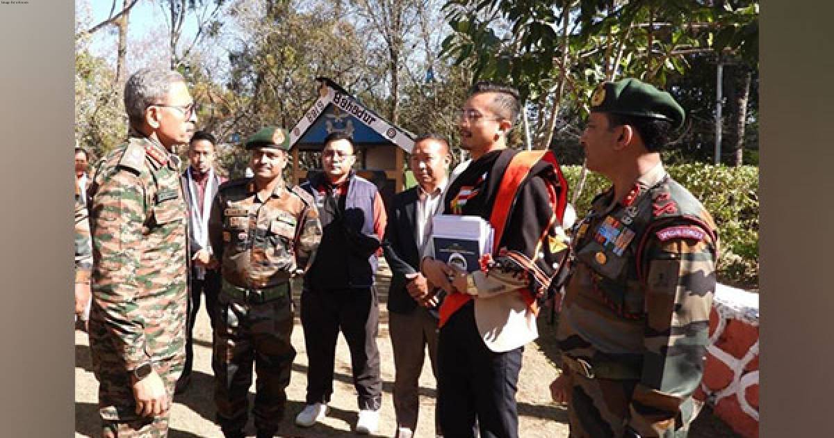 Lt General RC Tiwari visits Manipur, reviews operational preparedness